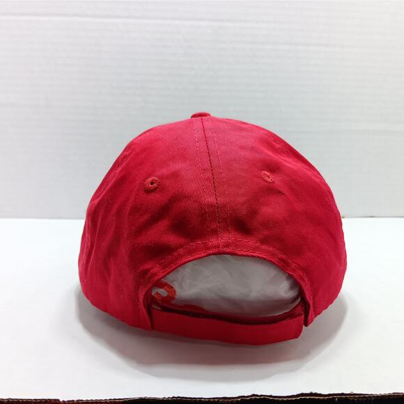 UH TDECU Stadium Dad Hat Cap‎ Cloth Strap Adjustable Red - Picture 3 of 7